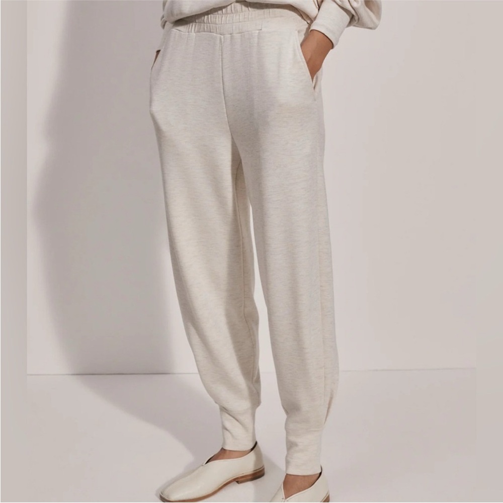 Varley Cream Track Pants
